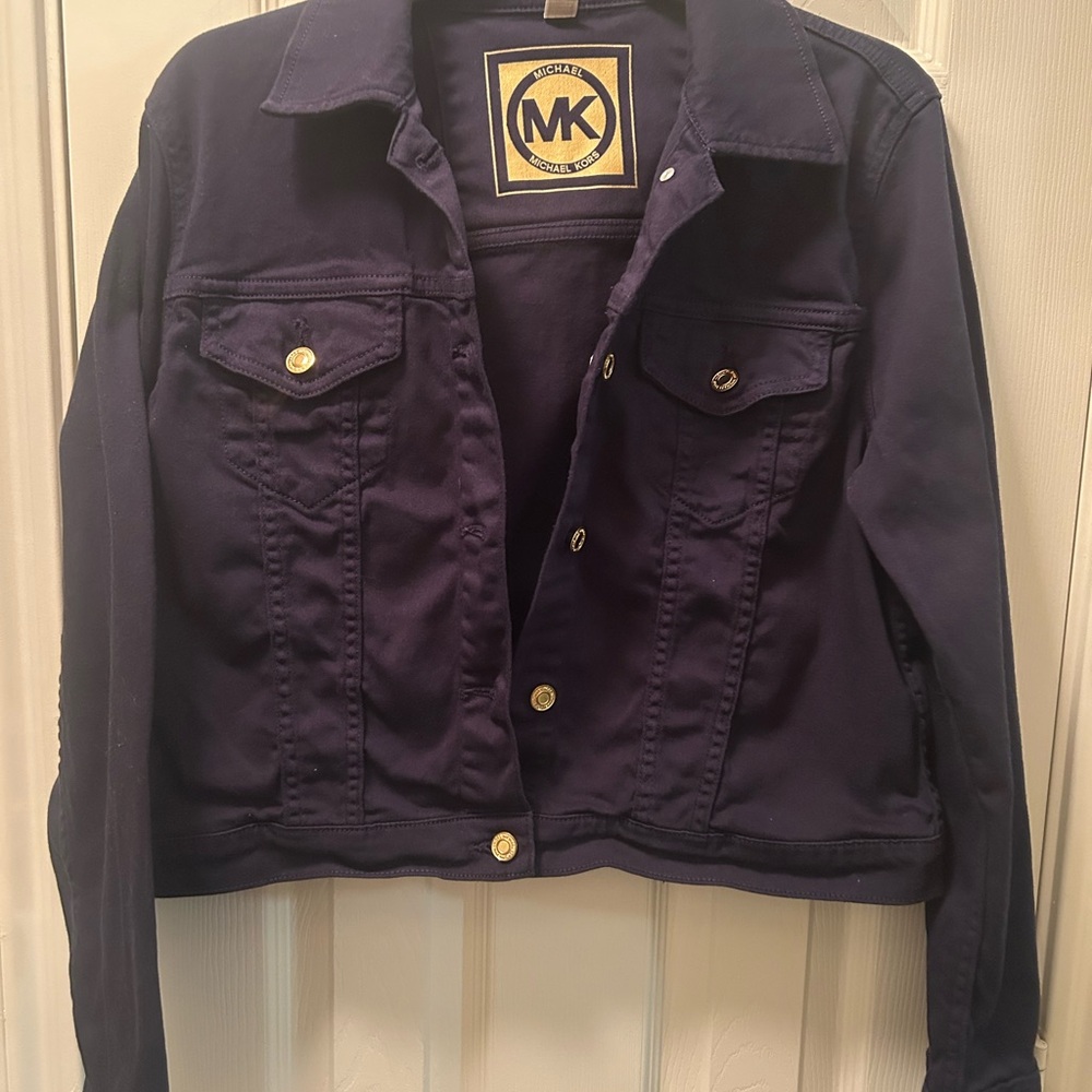 Michael Kors Navy Jean Jacket